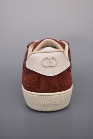Gucci Interlocking G Suede Sneaker 'Gold' view 13
