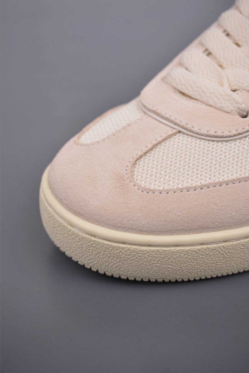 Gucci Interlocking G Suede Sneaker 'Gold' view