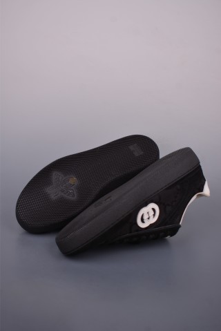 Gucci Interlocking G Suede Sneaker 'Gold' view 30