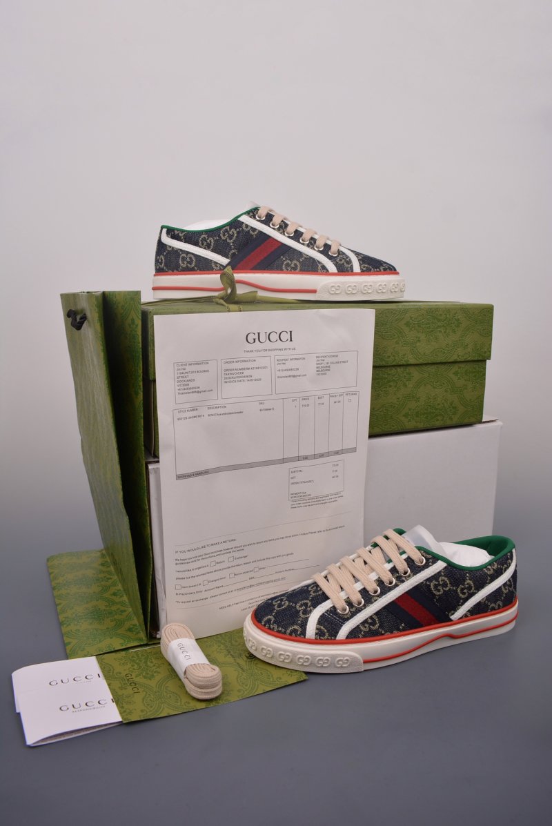 Gucci Tennis 1977 Print Sneaker view