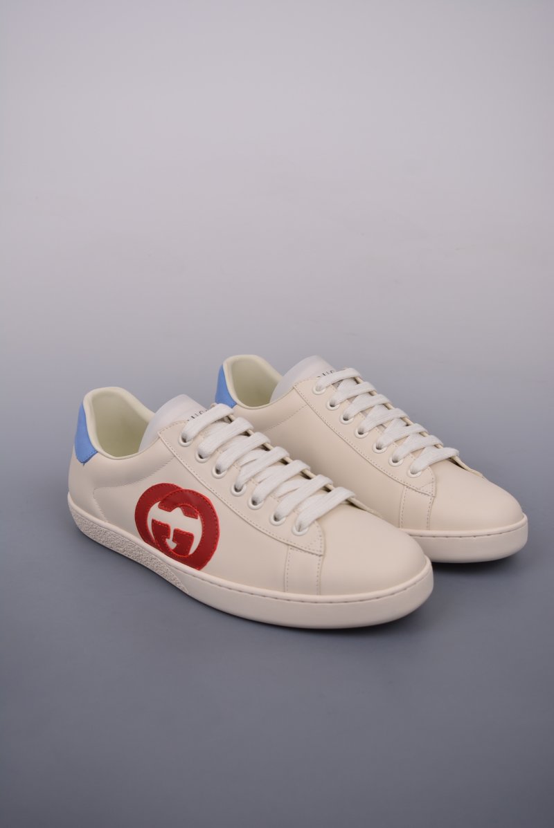 Gucci Ace Embroidered Low-Top 'White / Red / Green'