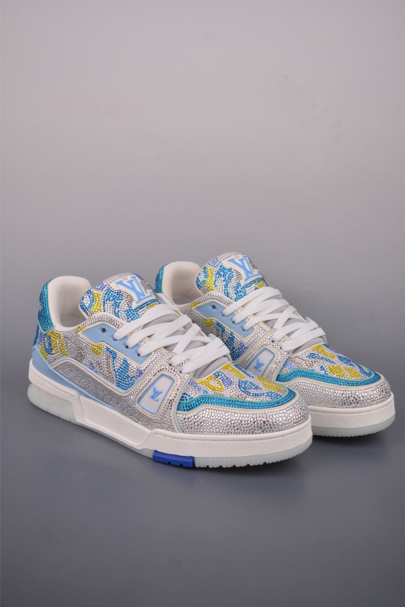 Louis Vuitton LV Trainer 'Yellow Crystals'