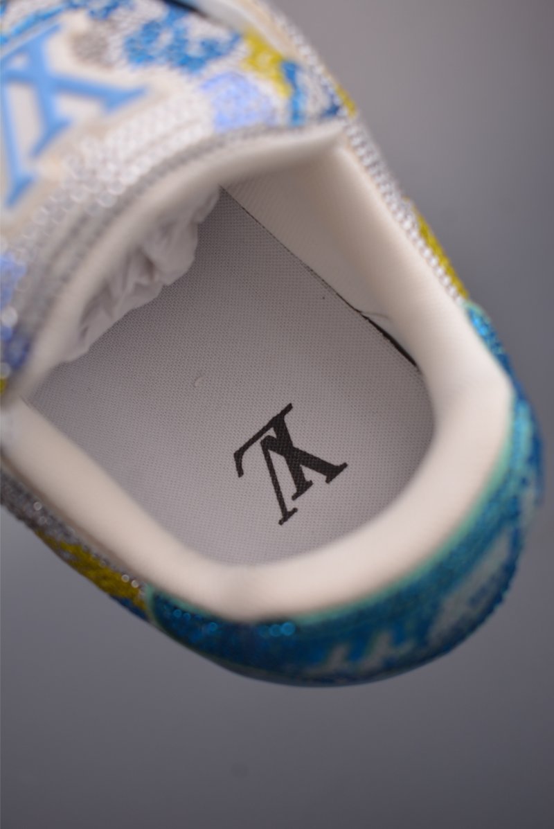 Louis Vuitton LV Trainer 'Yellow Crystals' view