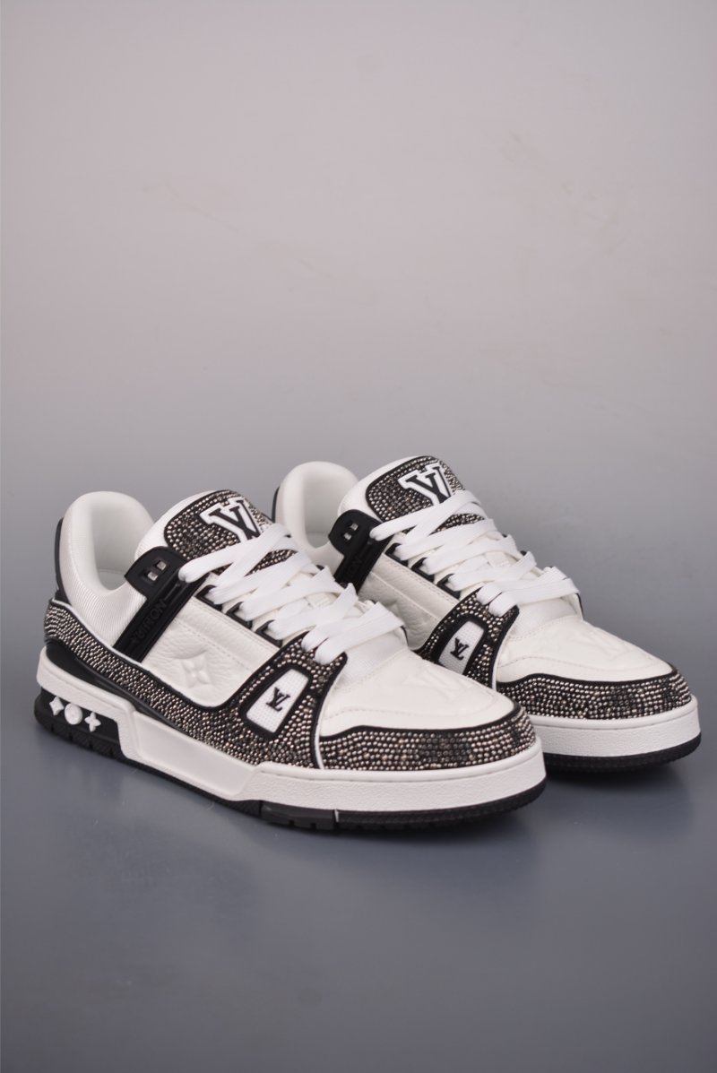 Louis Vuitton LV Trainer 'Yellow Crystals' view