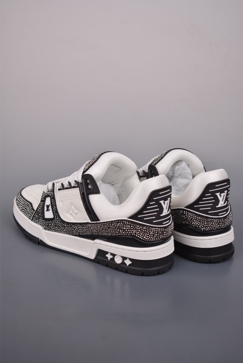 Louis Vuitton LV Trainer 'Yellow Crystals' view