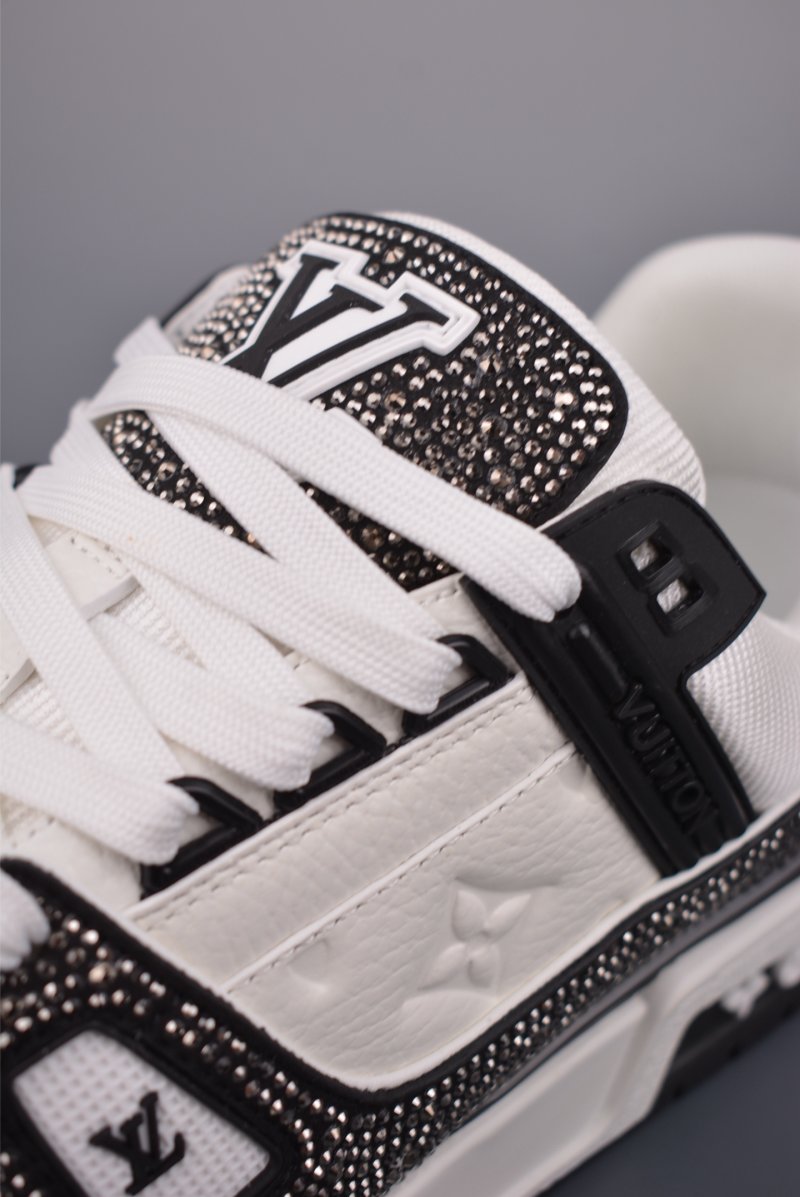 Louis Vuitton LV Trainer 'Yellow Crystals' view