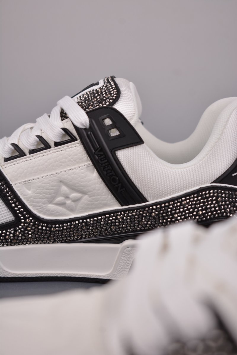 Louis Vuitton LV Trainer 'Yellow Crystals' view