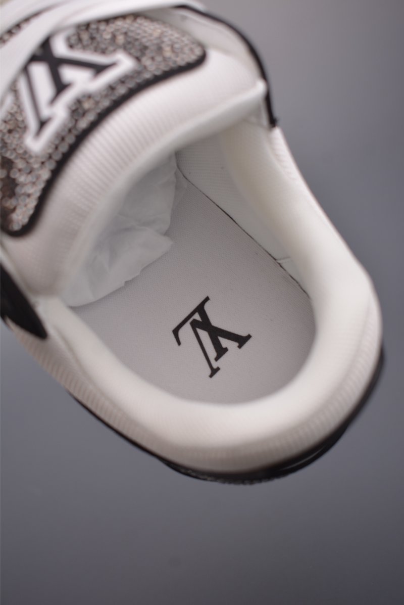 Louis Vuitton LV Trainer 'Yellow Crystals' view