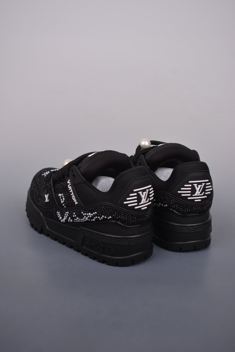 Louis Vuitton LV Trainer 'Yellow Crystals' view