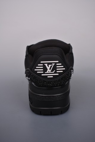 Louis Vuitton LV Trainer 'Yellow Crystals' view 4