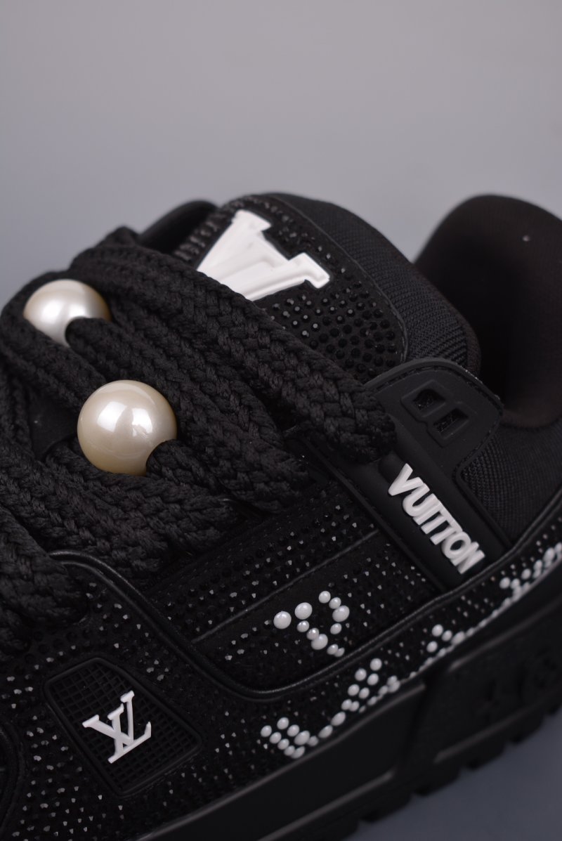 Louis Vuitton LV Trainer 'Yellow Crystals' view