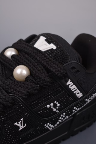 Louis Vuitton LV Trainer 'Yellow Crystals' view 7