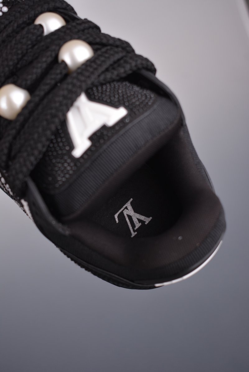 Louis Vuitton LV Trainer 'Yellow Crystals' view