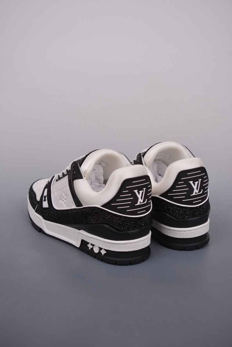 Louis Vuitton LV Trainer 'Yellow Crystals' view