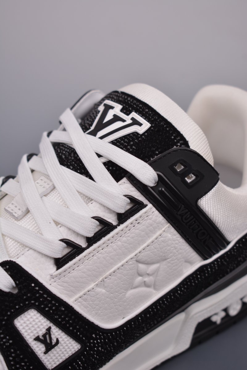 Louis Vuitton LV Trainer 'Yellow Crystals' view