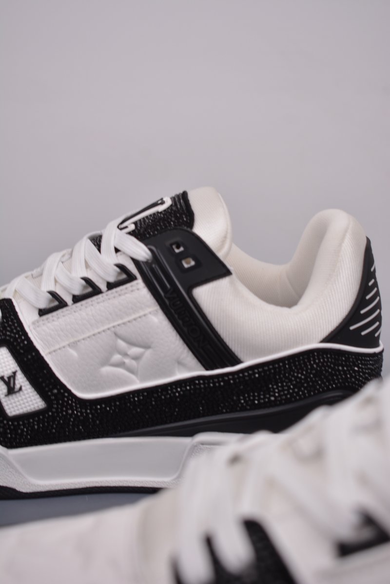 Louis Vuitton LV Trainer 'Yellow Crystals' view