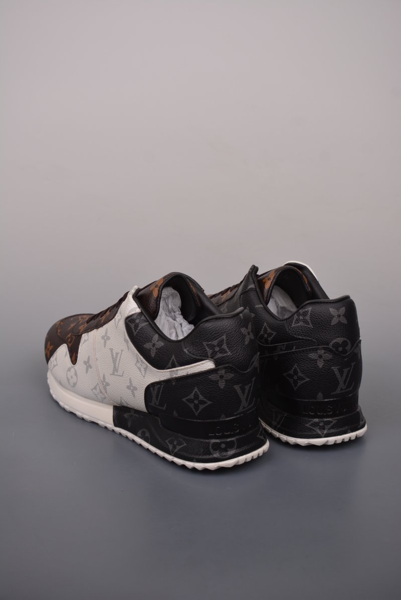 Louis Vuitton LV Trainer Sneaker Run Away 'Black / White / Grey / Brown' view