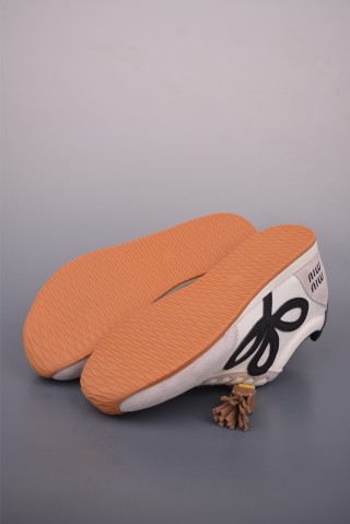 Miu Miu Sko A/S 'White / Red' view 3