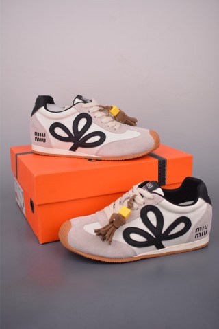 Miu Miu Sko A/S 'White / Red' view 5