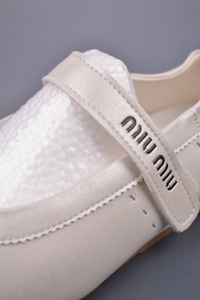 Miu Miu Mary Jane 'Velcro' view