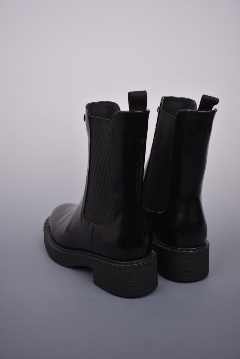 Prada Short Boot Thick Sole 'Red' view