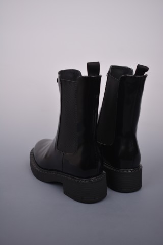 Prada Short Boot Thick Sole 'Red' view 2