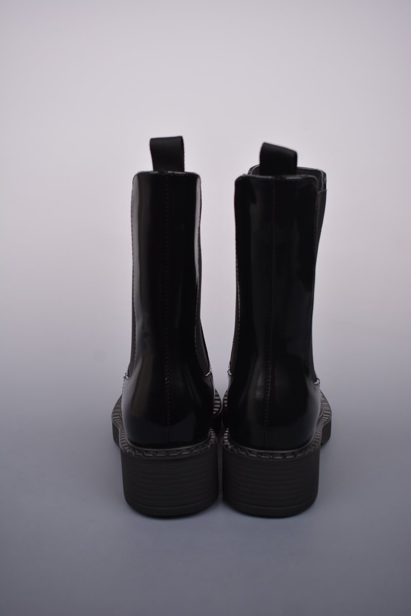 Prada Short Boot Thick Sole 'Red' view