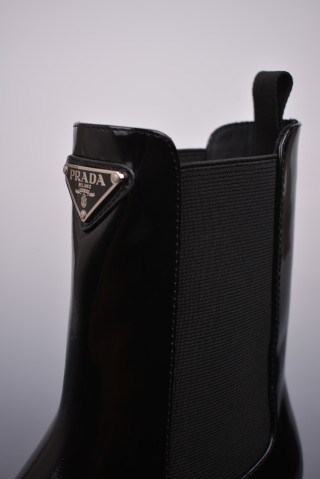 Prada Short Boot Thick Sole 'Red' view 7