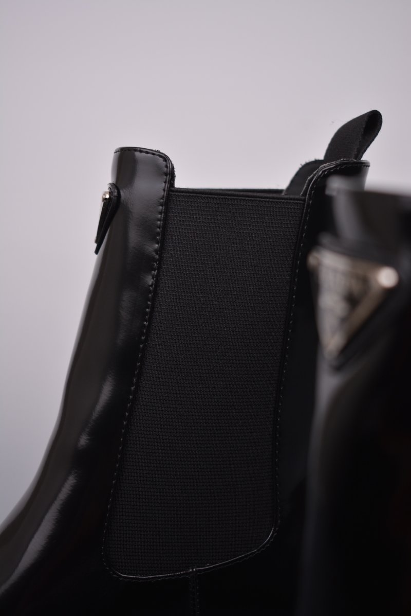 Prada Short Boot Thick Sole 'Red' view
