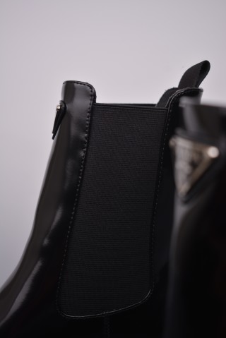 Prada Short Boot Thick Sole 'Red' view 8