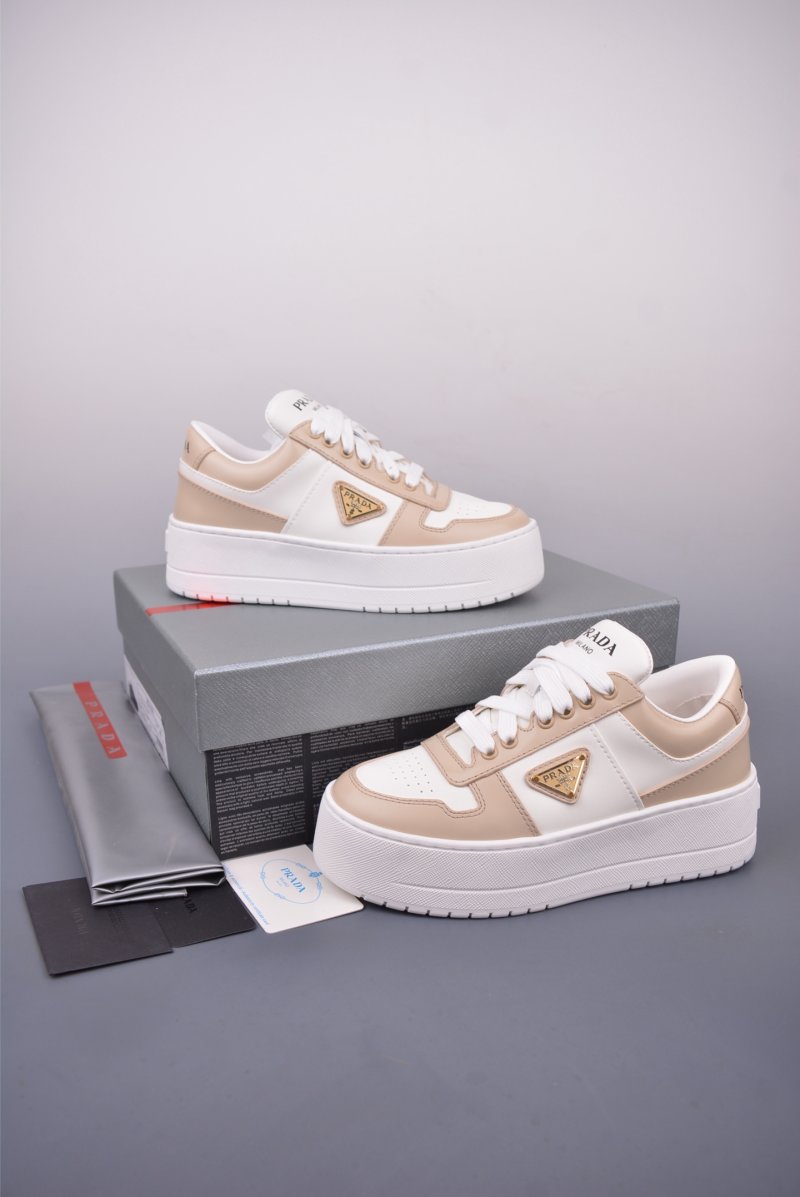 Prada Thick Sole Oxford 'White' view