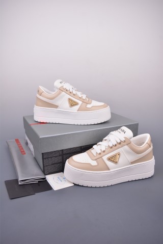 Prada Thick Sole Oxford 'White' view 5
