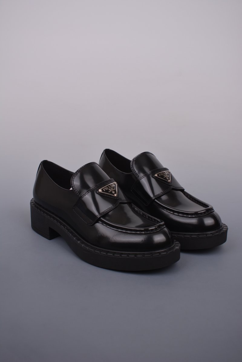 Prada Loafer 'Red / Gold'