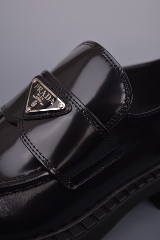 Prada Loafer 'Red / Gold' view 7