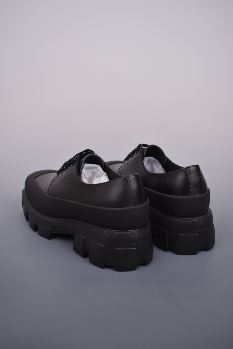 Prada Square Toe Boot 'Red' view