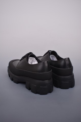 Prada Square Toe Boot 'Red' view 2