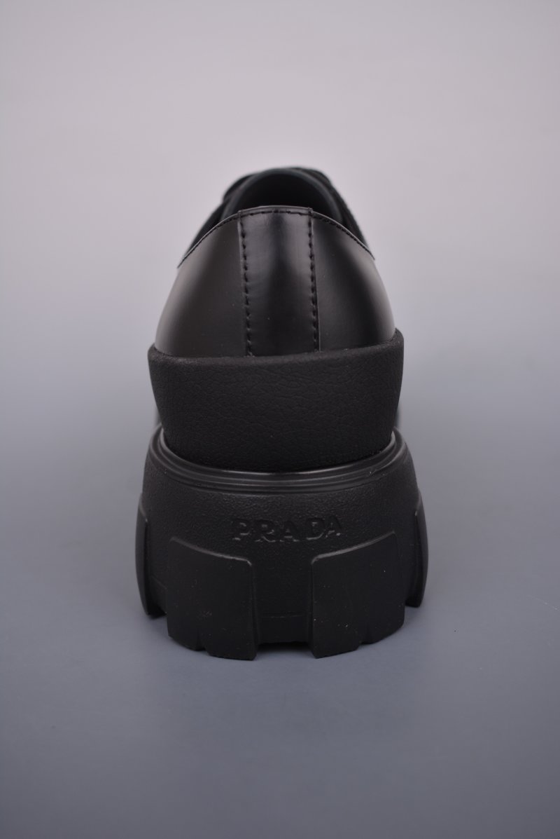 Prada Square Toe Boot 'Red' view