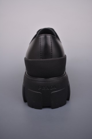 Prada Square Toe Boot 'Red' view 4