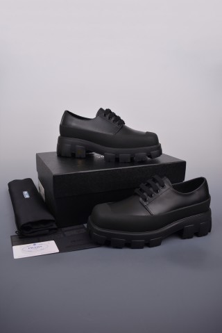 Prada Square Toe Boot 'Red' view 5