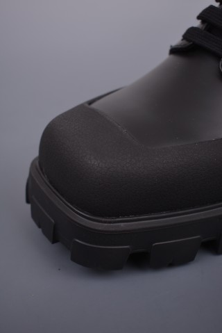 Prada Square Toe Boot 'Red' view 6