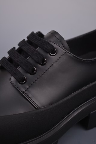 Prada Square Toe Boot 'Red' view 7