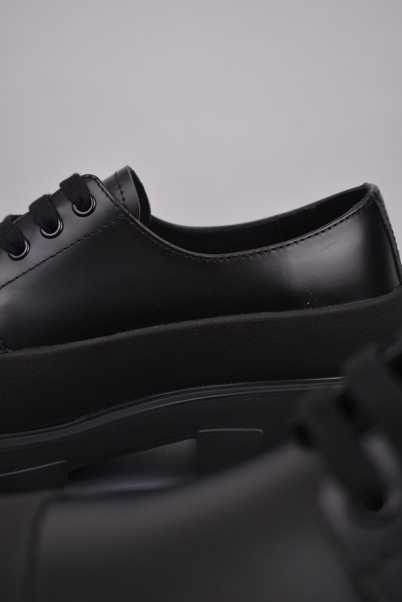 Prada Square Toe Boot 'Red' view