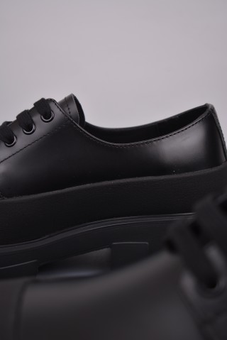 Prada Square Toe Boot 'Red' view 8