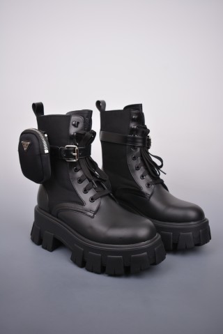 Prada Tote Boot 'Red' view 1