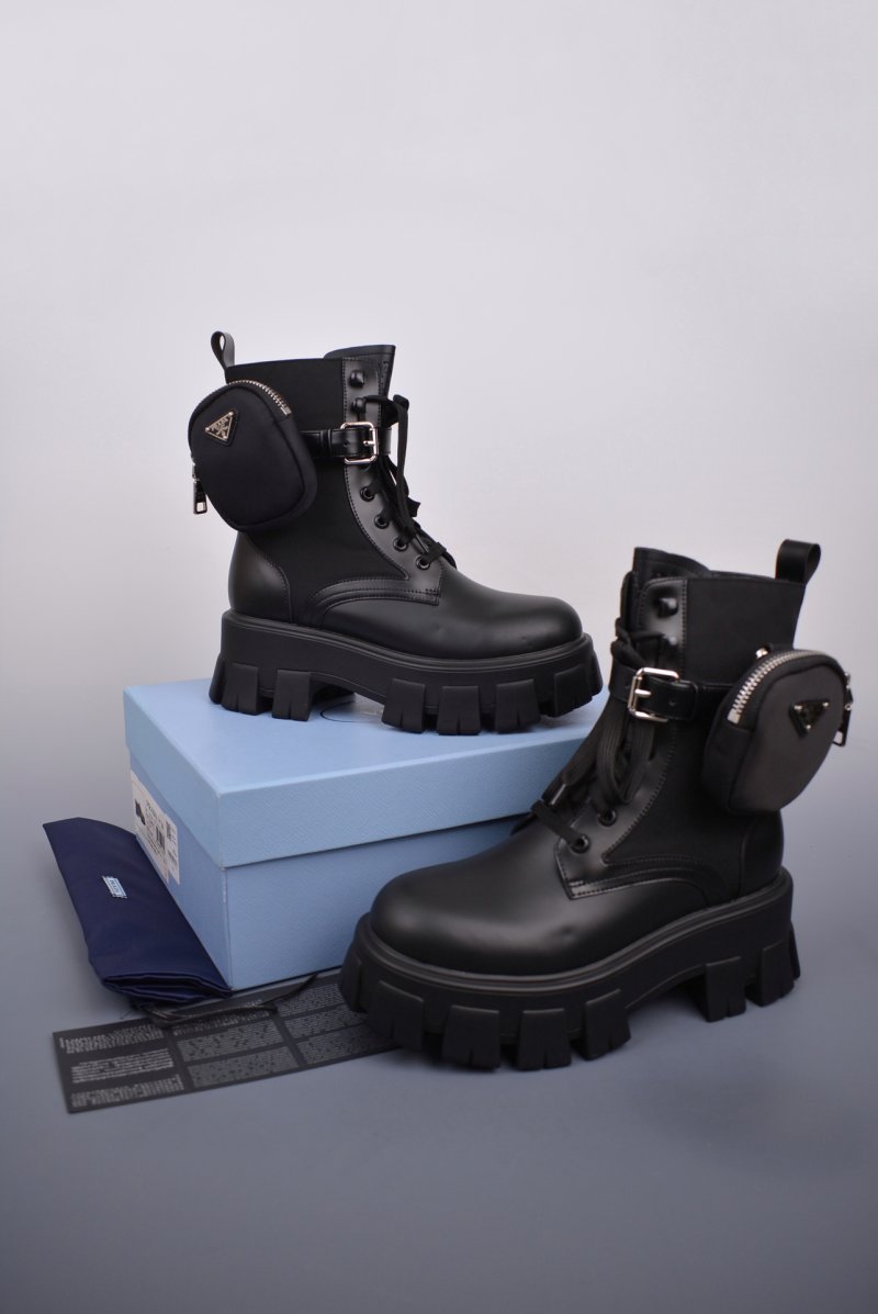 Prada Tote Boot 'Red' view