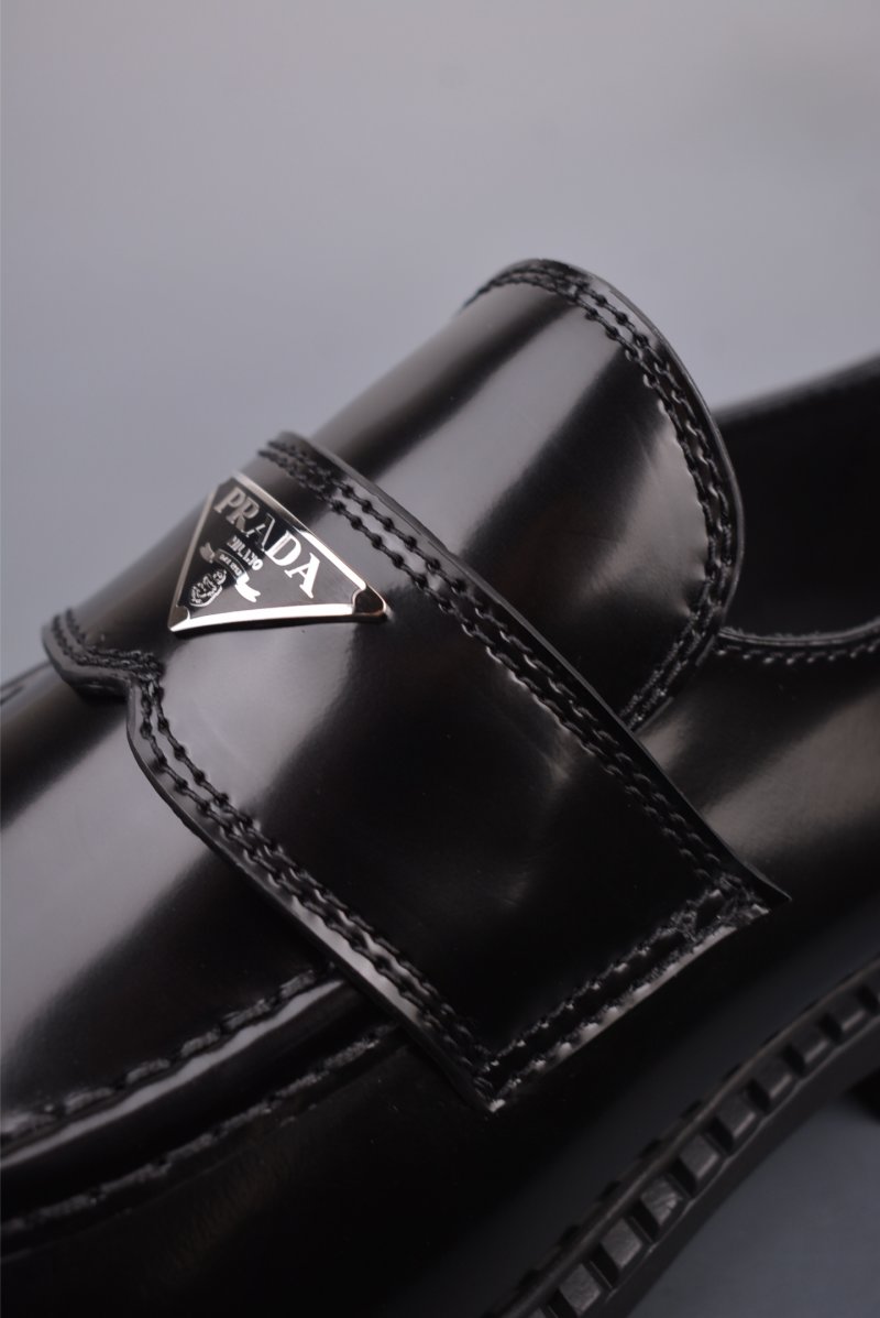Prada Thick Sole Badge Sneaker view
