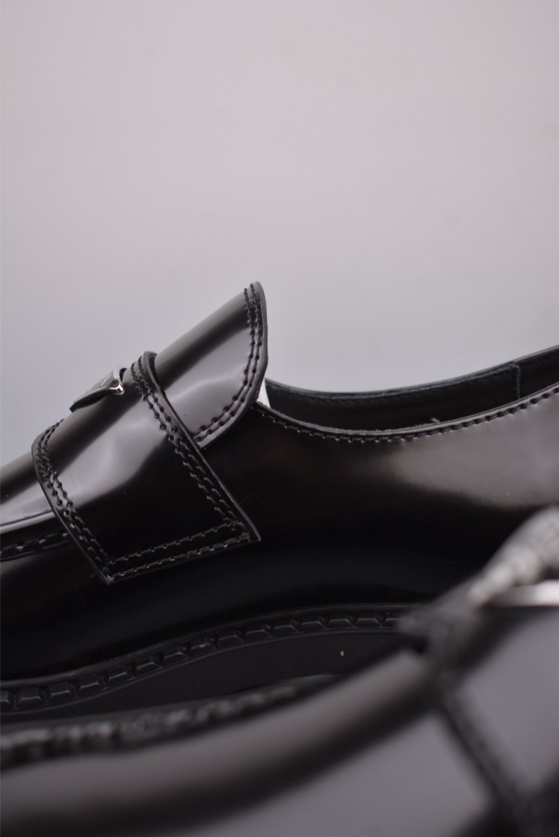 Prada Thick Sole Badge Sneaker view