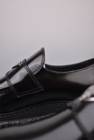 Prada Thick Sole Badge Sneaker view 8