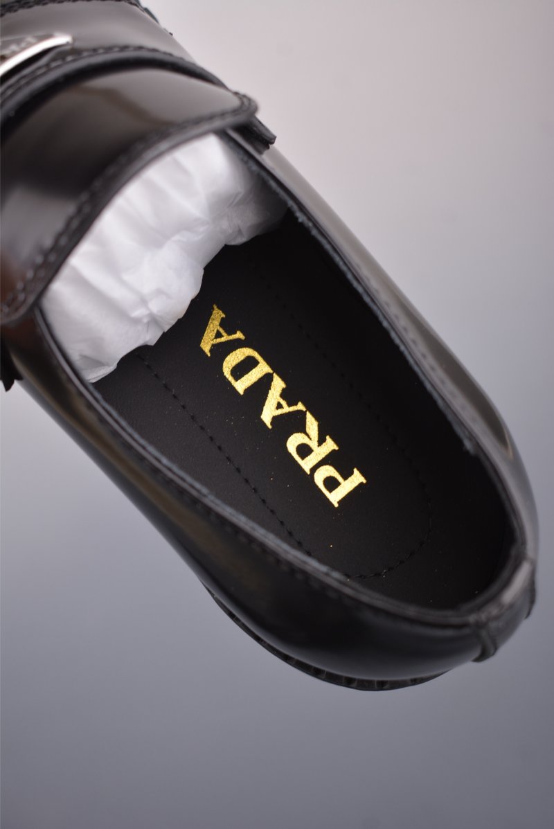 Prada Thick Sole Badge Sneaker view