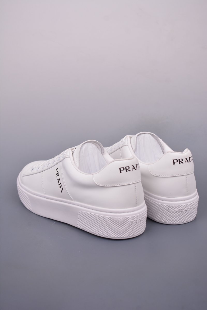 Prada Thick Sole Badge Sneaker view